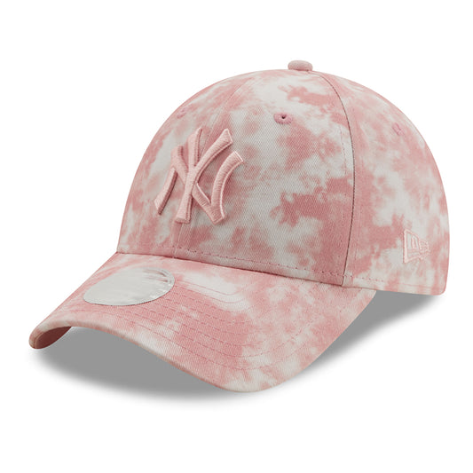 Gorra de béisbol mujeres 9FORTY MLB Tie Dye New York Yankees de New Era - Rosa Claro