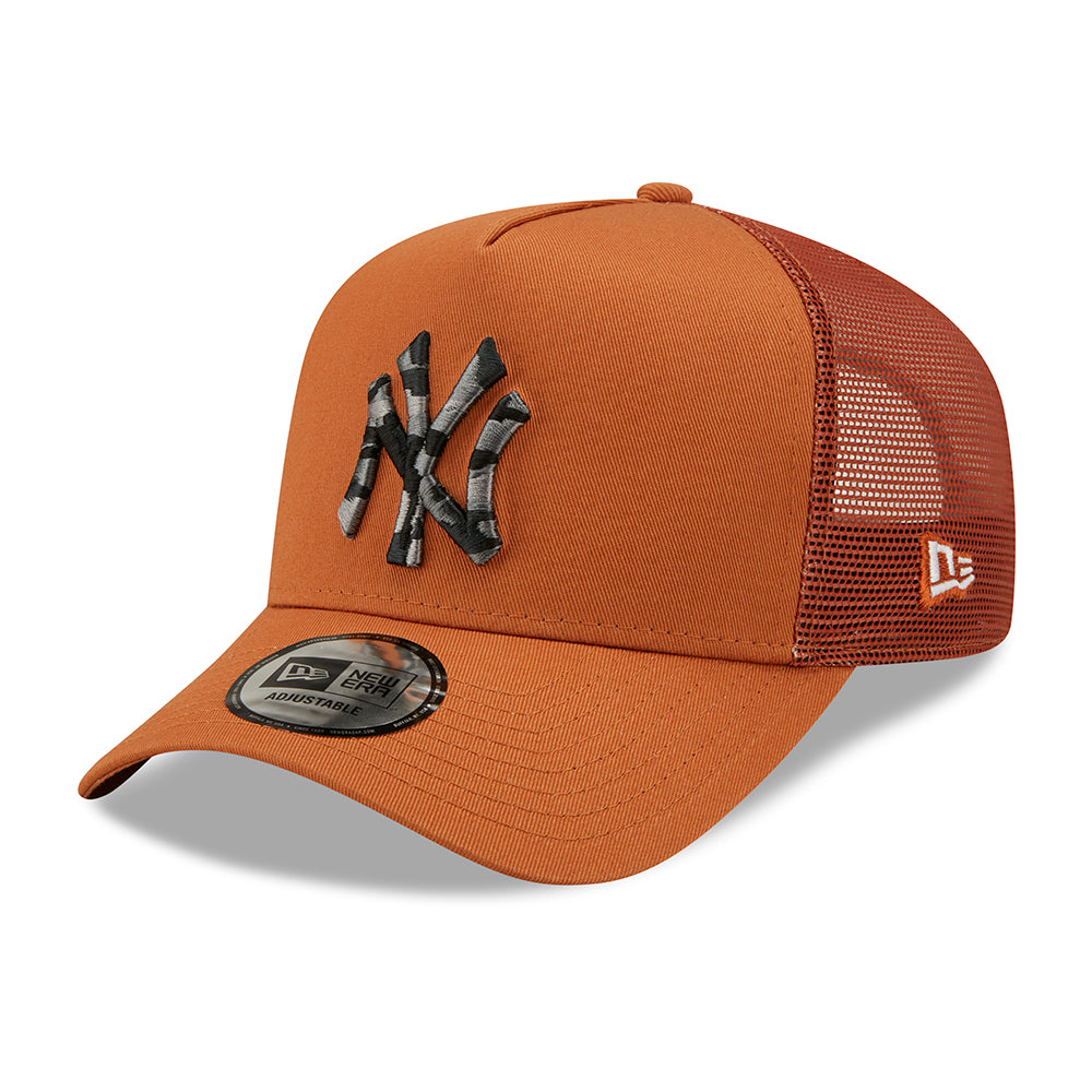 Gorra Trucker 9FORTY A-Frame MLB Camo Infill New York Yankees de New Era - Tofe-Camuflaje