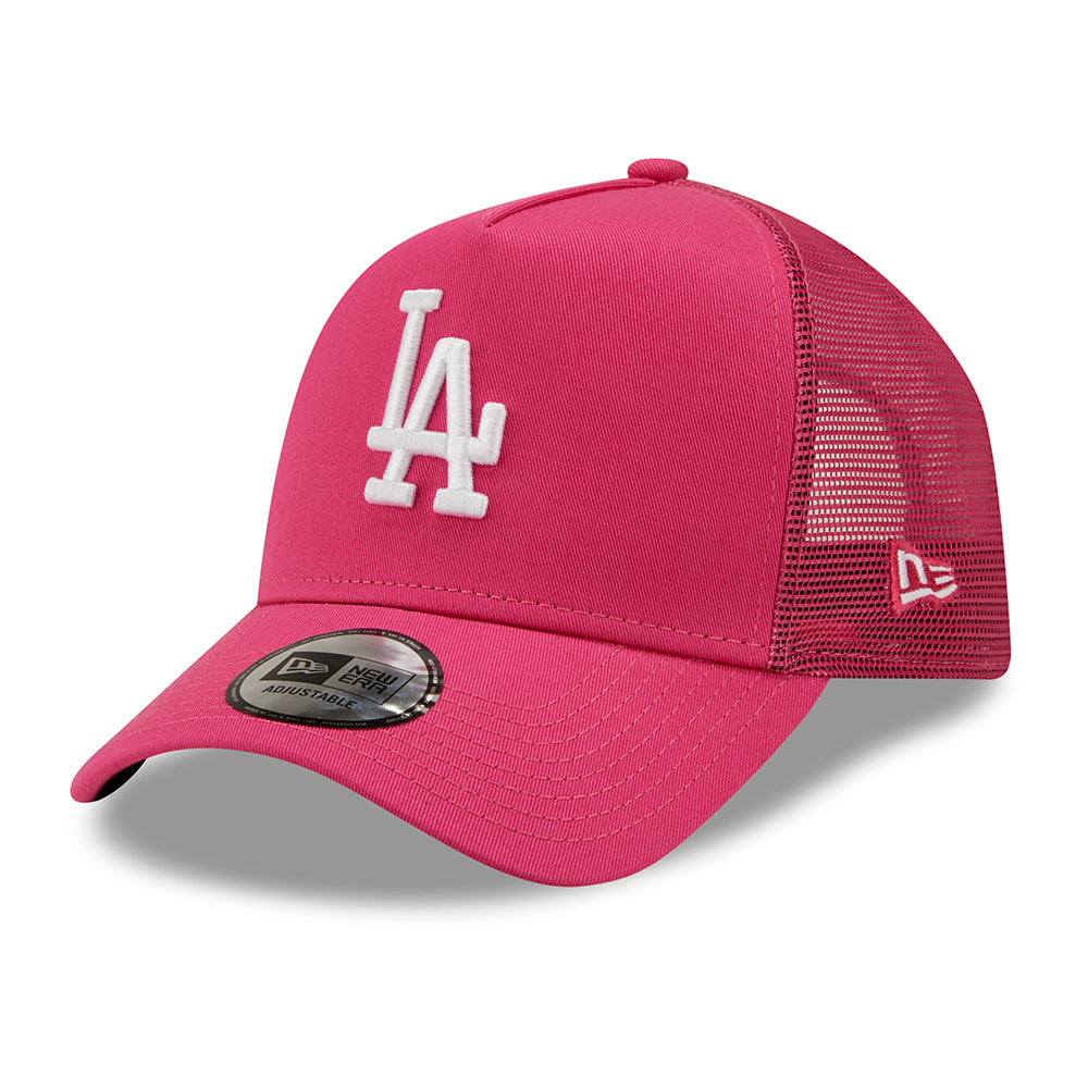 Gorra Trucker 9FORTY A-Frame MLB Tonal Mesh L.A. Dodgers de New Era - Rosa