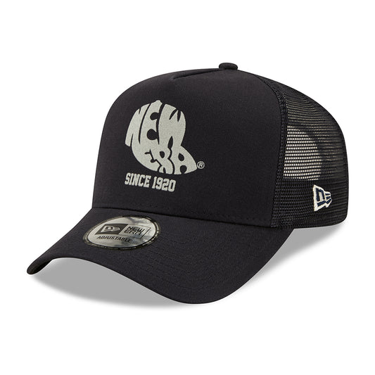 Gorra Trucker 9FORTY A-Frame NE Heritage de New Era - Azul Marino Lavado