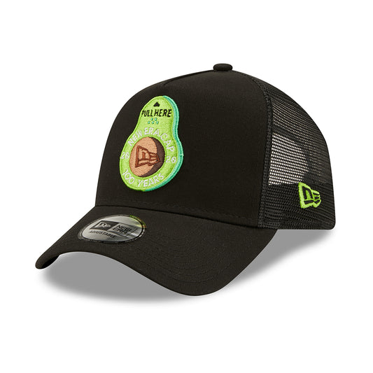 Gorra Trucker 9FORTY A-Frame NE Food Icon de New Era - Negro