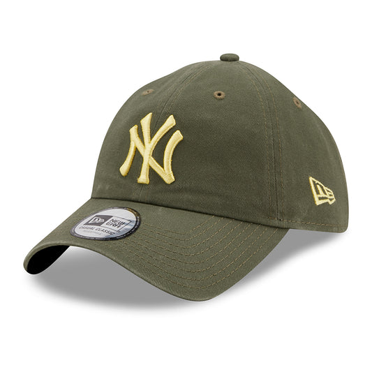 Gorra de béisbol 9TWENTY MLB League Casual New York Yankees de New Era - Oliva-Dorado