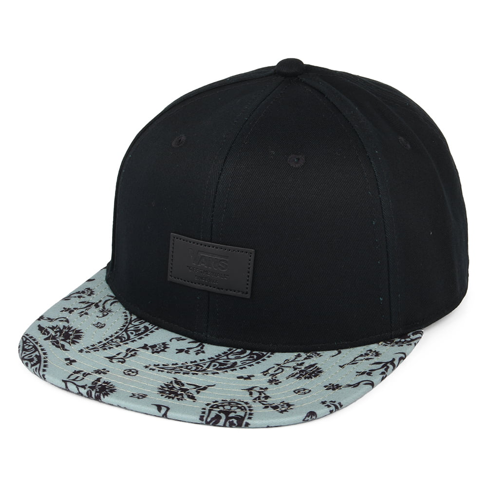Gorra Snapback Allover It estampado cachemira de Vans - Negro-Verde