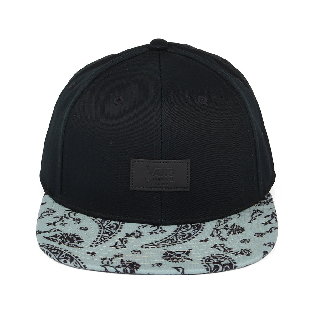 Gorra Snapback Allover It estampado cachemira de Vans - Negro-Verde