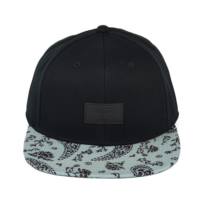 Gorra Snapback Allover It estampado cachemira de Vans - Negro-Verde