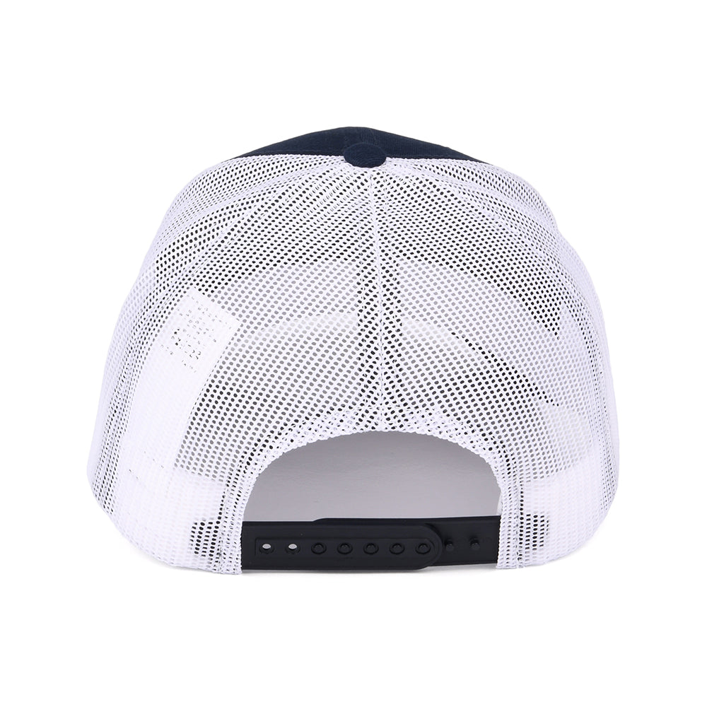 Gorra Trucker con malla de Columbia - Azul Marino-Blanco