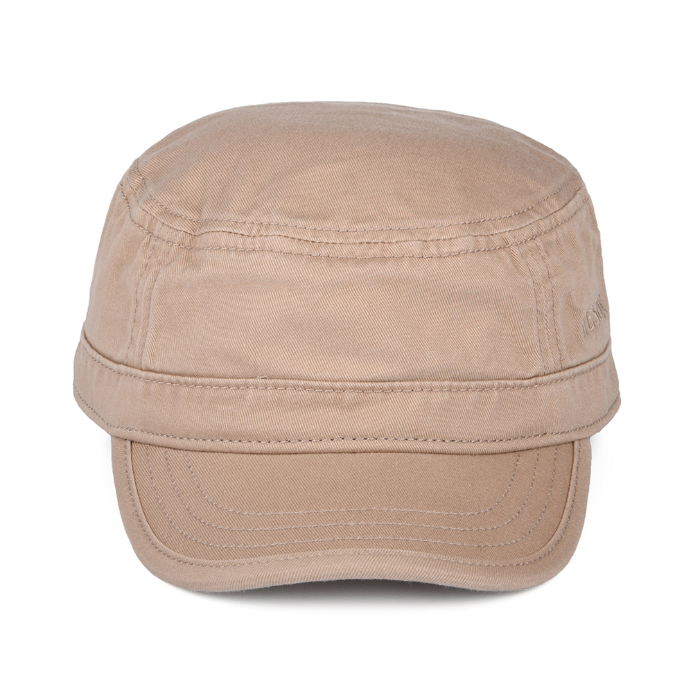 Gorra militar de algodón de Stetson - Beige