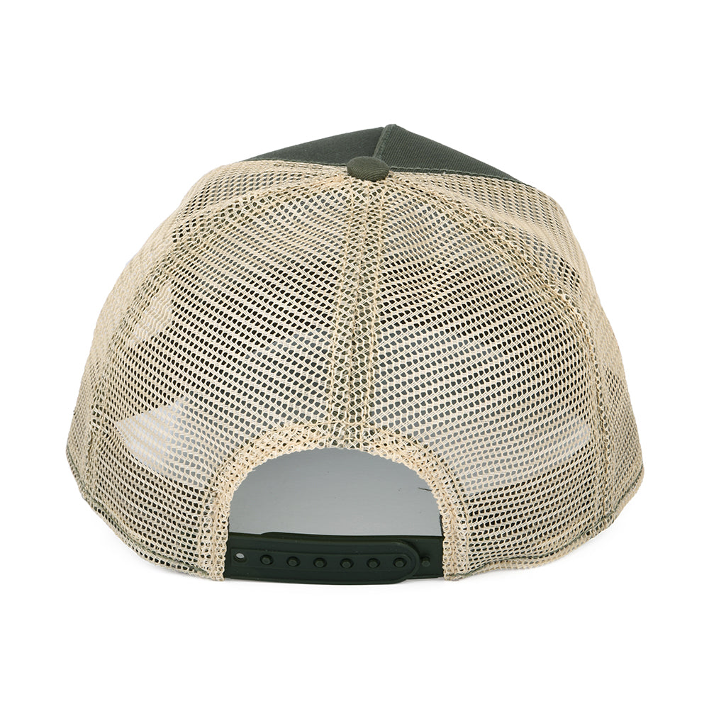 Gorra Trucker Hippo Hooray de Goorin - Verde Oliva