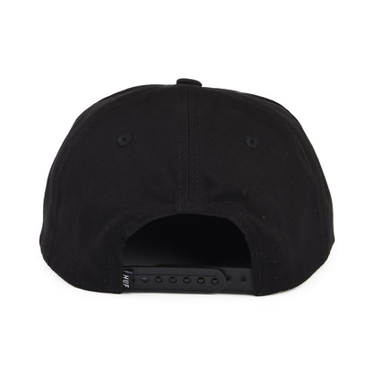 Gorra Snapback Box Logo sin estructurar de HUF - Negro sobre Negro