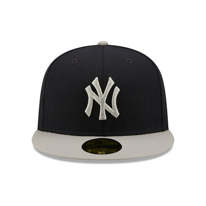 Gorra de béisbol 59FIFTY MLB Side Patch New York Yankees de New Era - Azul Marino-Gris