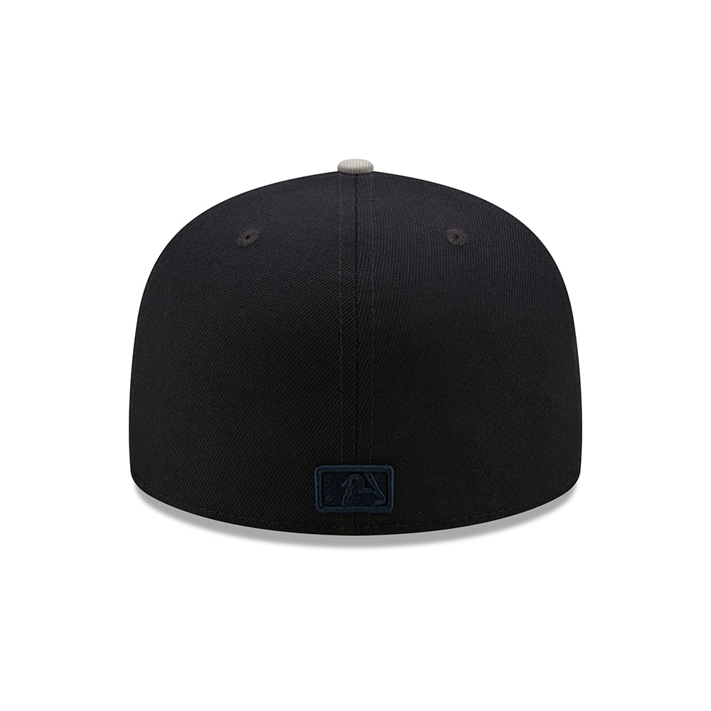 Gorra de béisbol 59FIFTY MLB Side Patch New York Yankees de New Era - Azul Marino-Gris