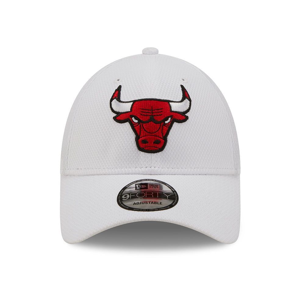 Gorra de béisbol 9FORTY NBA Diamond Era Chicago Bulls de New Era - Blanco