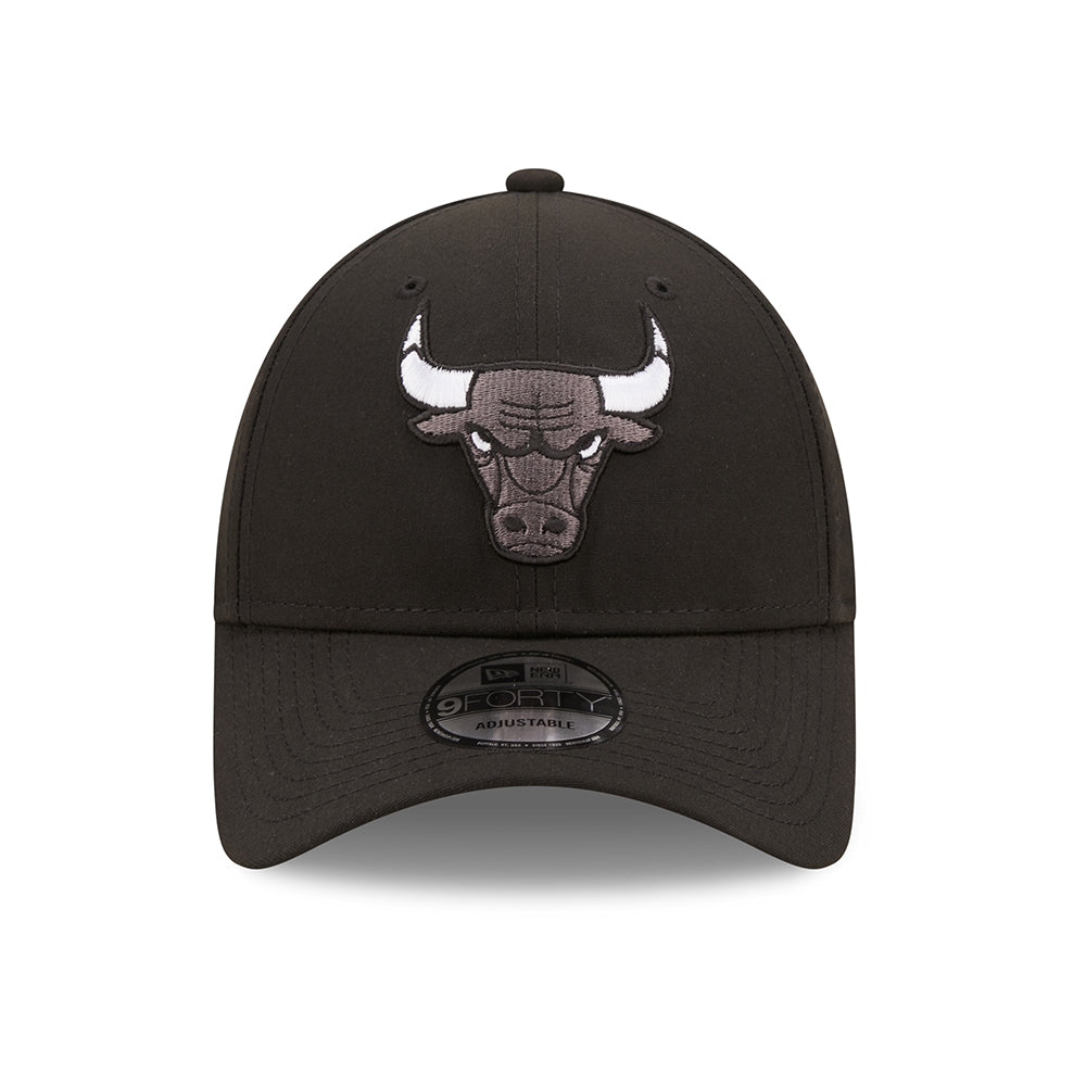 Gorra de béisbol 9FORTY NBA Monochrome Chicago Bulls de New Era - Negro