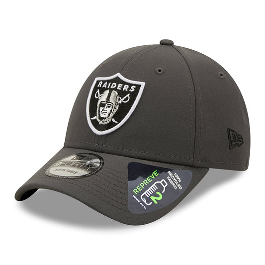 Gorra de béisbol 9FORTY NFL Monochrome Las Vegas Raiders de New Era - Grafito