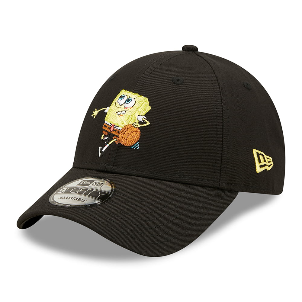 Gorra de béisbol 9FORTY Sporty Sponge Bob Esponja Pantalones Cuadrados de New Era - Negro