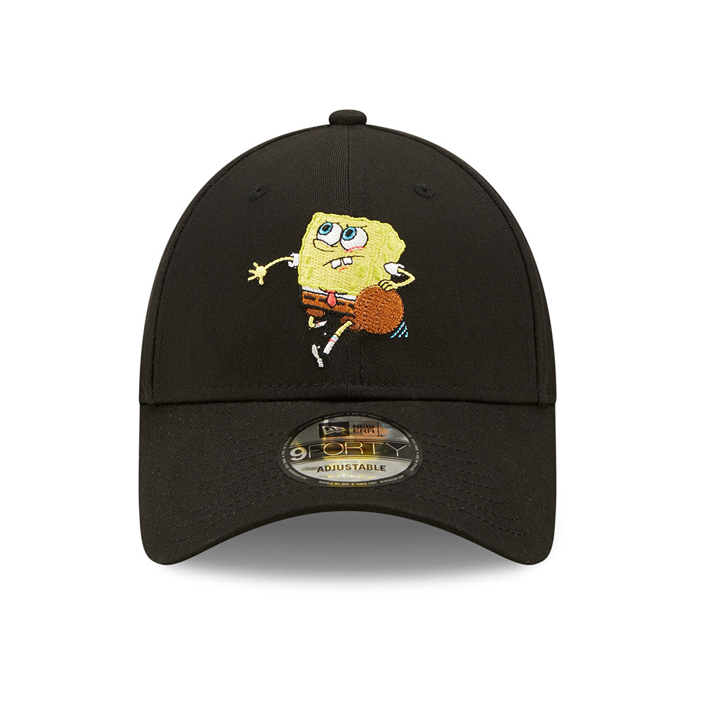Gorra de béisbol 9FORTY Sporty Sponge Bob Esponja Pantalones Cuadrados de New Era - Negro