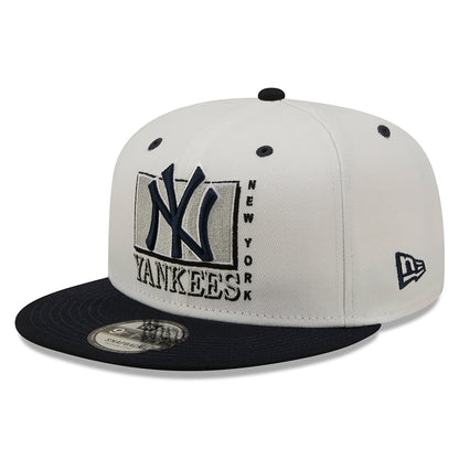 Gorra de béisbol 9FIFTY MLB White Crown New York Yankees de New Era - Blanco-Azul Marino