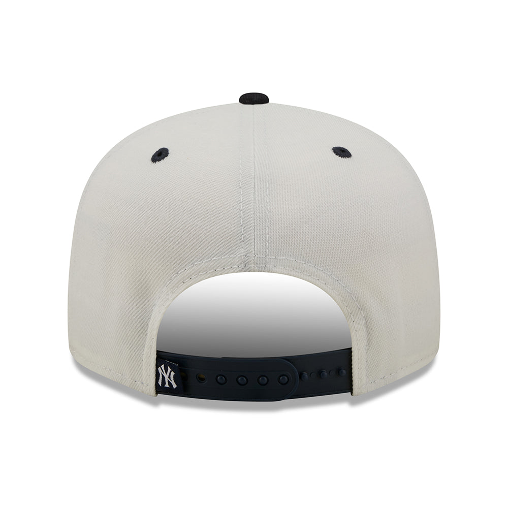 Gorra de béisbol 9FIFTY MLB White Crown New York Yankees de New Era - Blanco-Azul Marino