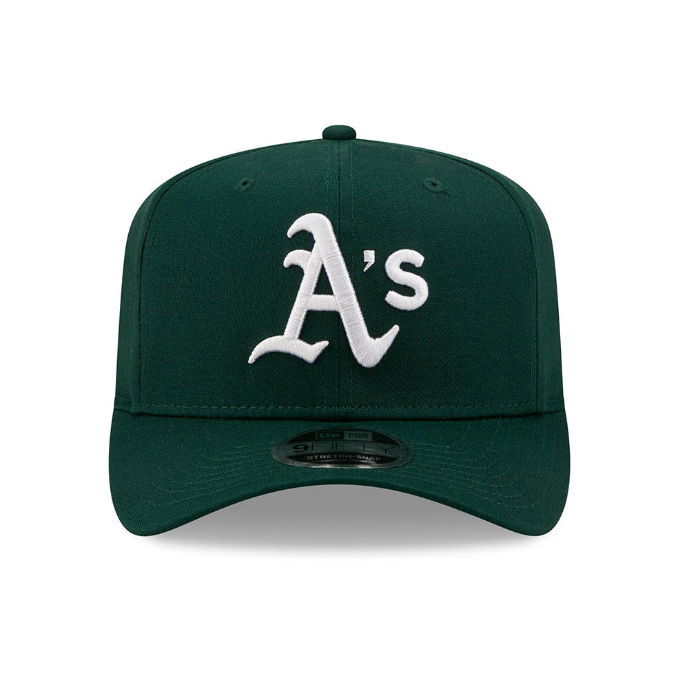 Gorra Snapback 9FIFTY Stretch MLB Team Colour Oakland Athletics de New Era - Verde Oscuro
