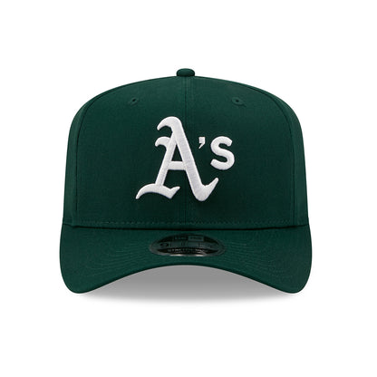 Gorra Snapback 9FIFTY Stretch MLB Team Colour Oakland Athletics de New Era - Verde Oscuro