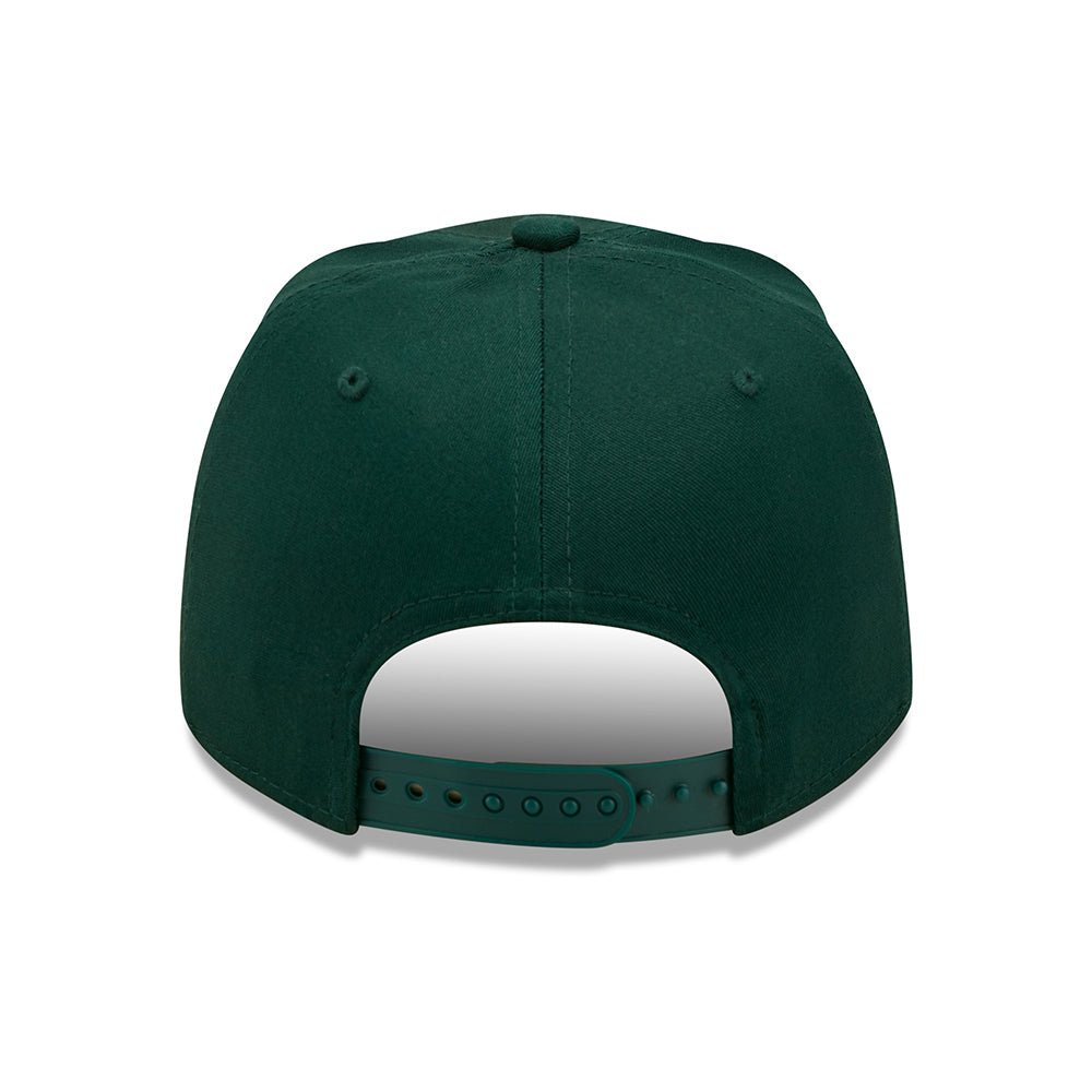 Gorra Snapback 9FIFTY Stretch MLB Team Colour Oakland Athletics de New Era - Verde Oscuro