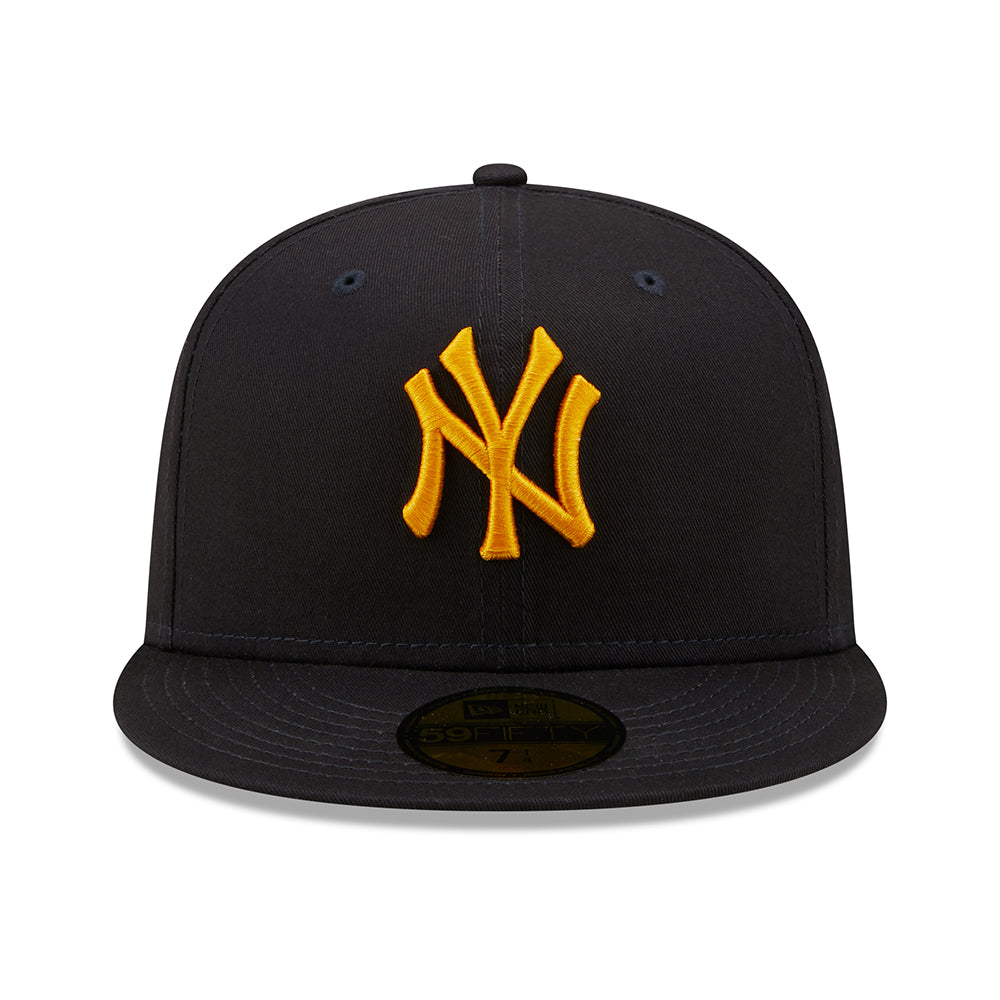 Gorra de béisbol 59FIFTY MLB League Essential I New York Yankees de New Era - Azul Marino-Dorado