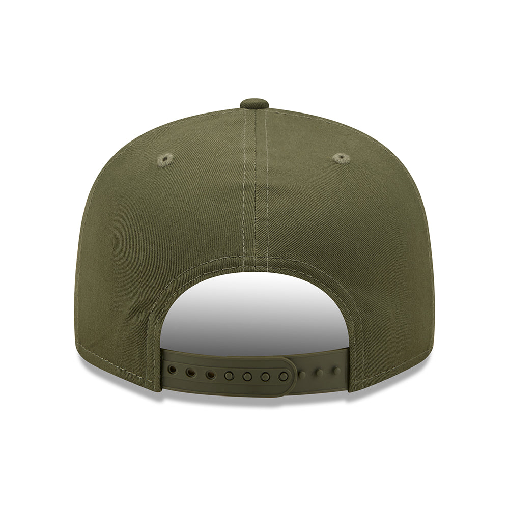 Gorra de béisbol 9FIFTY MLB League Essential L.A. Dodgers de New Era - Verde Oliva