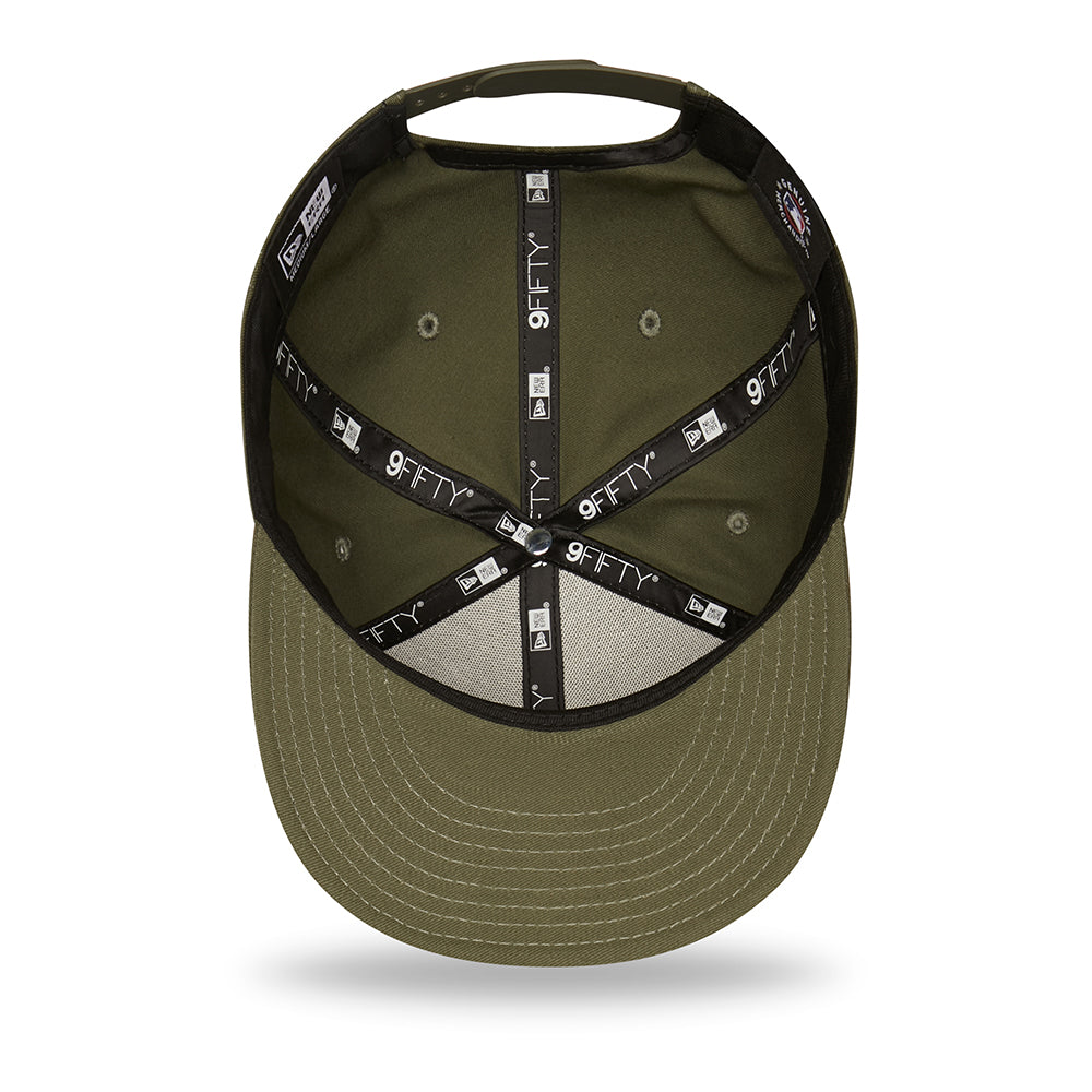 Gorra de béisbol 9FIFTY MLB League Essential L.A. Dodgers de New Era - Verde Oliva