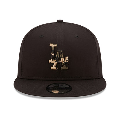 Gorra de béisbol 9FIFTY MLB Camo Infill L.A. Dodgers de New Era - Negro-Camuflaje