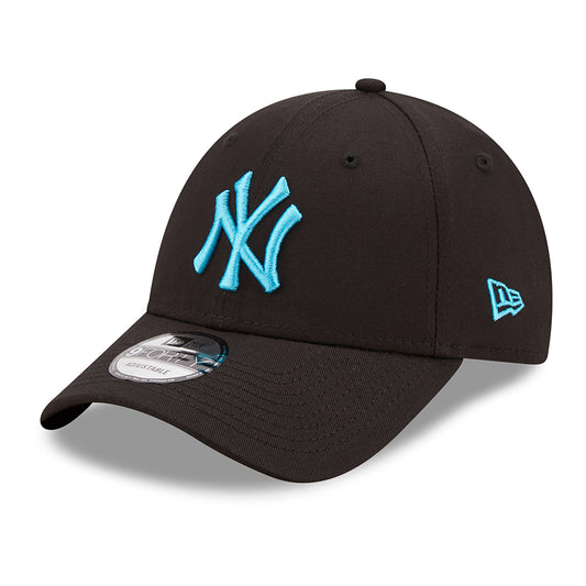 Gorra de béisbol 9FORTY MLB Neon Pack New York Yankees de New Era - Negro-Azul