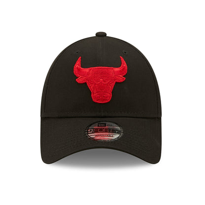 Gorra de béisbol 9FORTY NBA Neon Pack Chicago Bulls de New Era - Negro-Rojo