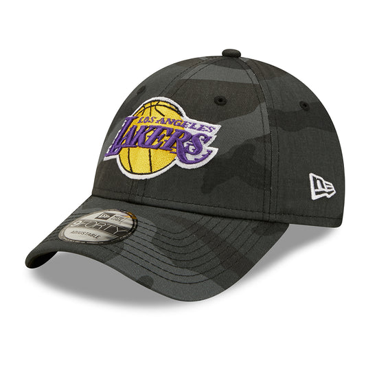 Gorra de béisbol 9FORTY NBA Camo L.A. Lakers de New Era - Gris-Camuflaje
