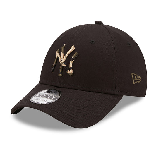 Gorra de béisbol 9FORTY MLB Camo Infill New York Yankees de New Era - Negro-Camuflaje