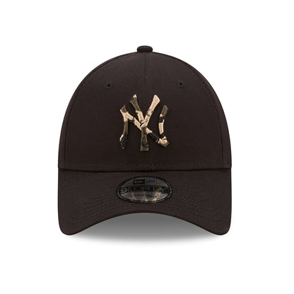 Gorra de béisbol 9FORTY MLB Camo Infill New York Yankees de New Era - Negro-Camuflaje