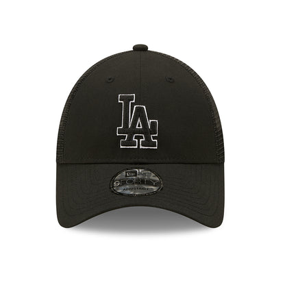 Gorra Trucker 9FORTY MLB Home Field L.A. Dodgers de New Era - Negro