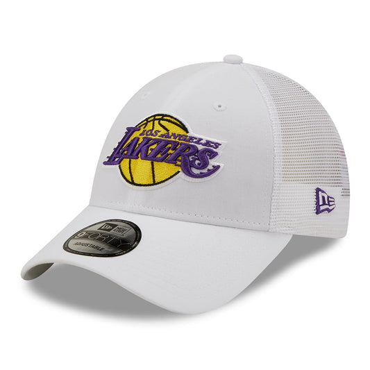 Gorra Trucker 9FORTY NBA Home Field L.A. Lakers de New Era - Blanco