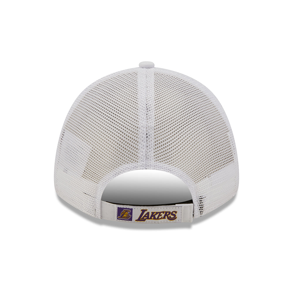 Gorra Trucker 9FORTY NBA Home Field L.A. Lakers de New Era - Blanco