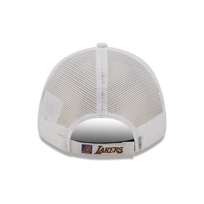 Gorra Trucker 9FORTY NBA Home Field L.A. Lakers de New Era - Blanco