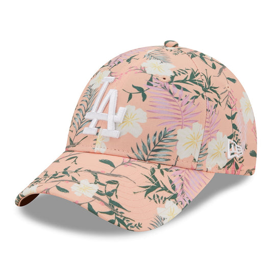 Gorra de béisbol mujeres 9FORTY MLB Floral L.A. Dodgers de New Era - Rosa