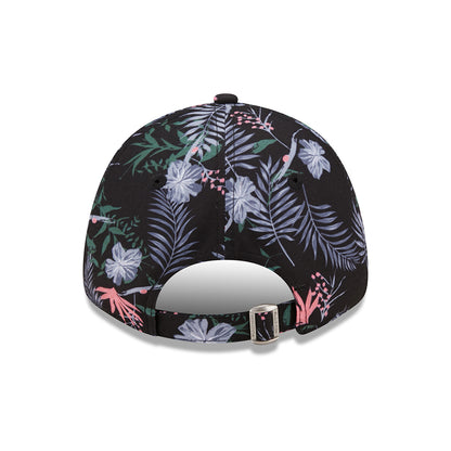 Gorra de béisbol mujeres 9FORTY MLB Floral New York Yankees de New Era - Negro-Blanco