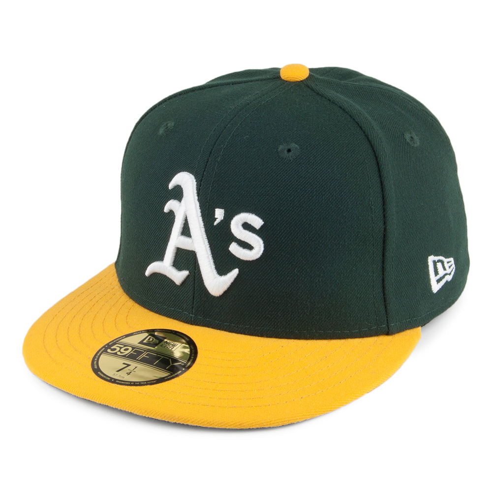 Gorra de béisbol 59FIFTY MLB On Field AC Perf Oakland Athletics de New Era - Dorado