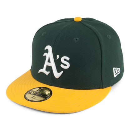 Gorra de béisbol 59FIFTY MLB On Field AC Perf Oakland Athletics de New Era - Dorado