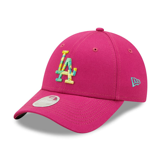 Gorra de béisbol mujeres 9FORTY MLB Camo Infill L.A. Dodgers de New Era - Rosa-Camuflaje