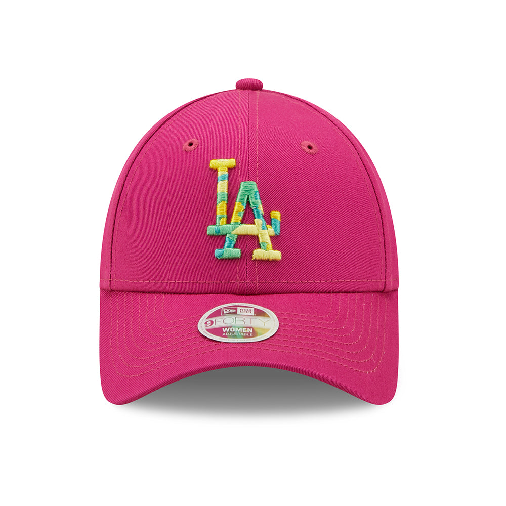 Gorra de béisbol mujeres 9FORTY MLB Camo Infill L.A. Dodgers de New Era - Rosa-Camuflaje