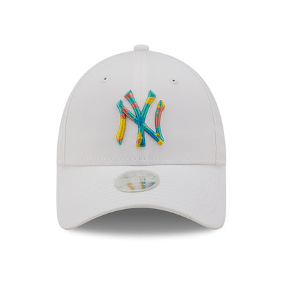 Gorra de béisbol mujeres 9FORTY MLB Camo Infill New York Yankees de New Era - Blanco-Camuflaje