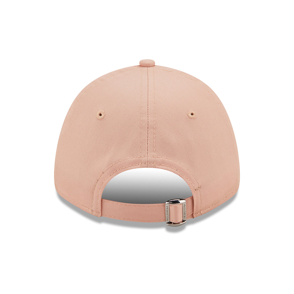 Gorra de béisbol mujeres 9FORTY MLB Metallic Logo L.A. Dodgers de New Era - Rosa Claro-Plateado