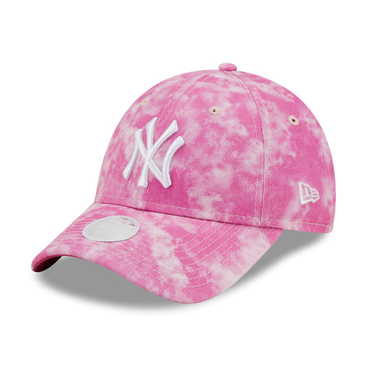 Gorra de béisbol mujeres 9FORTY MLB Tie Dye New York Yankees de New Era - Rosa-Blanco