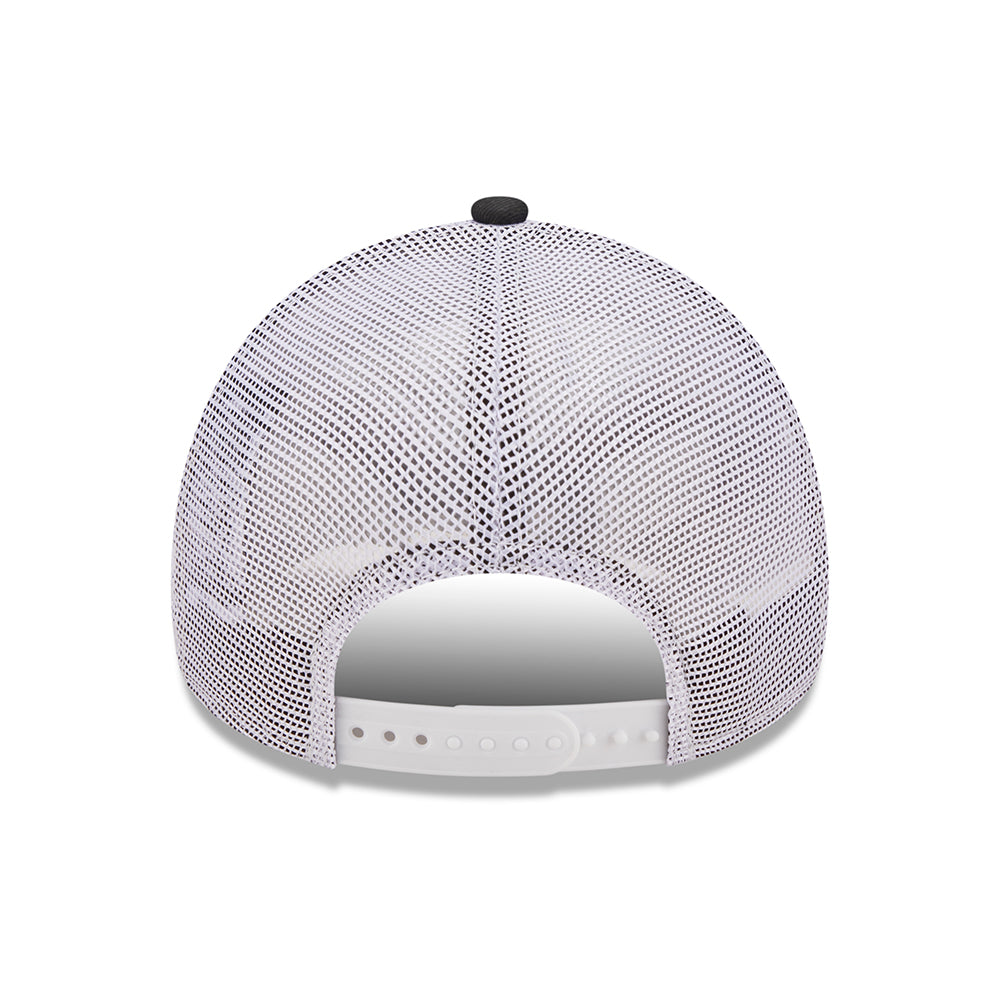 Gorra Trucker A-Frame NBA Camo Brooklyn Nets de New Era - Gris