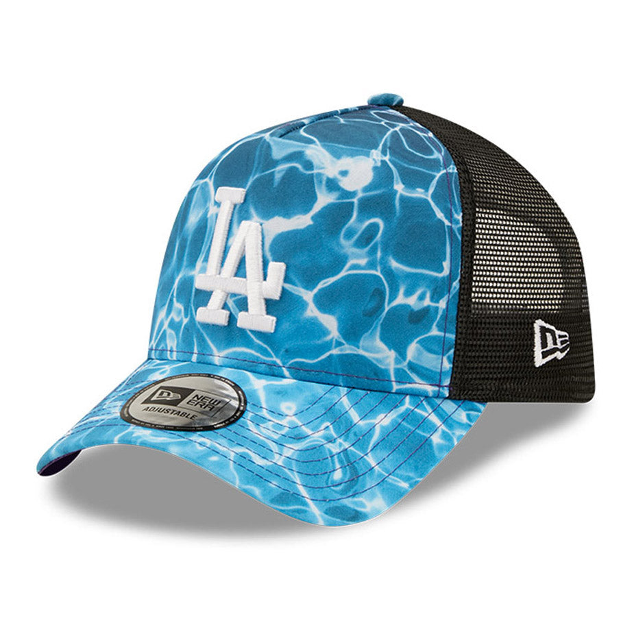 Gorra Trucker 9FORTY A-Frame MLB Summer City L.A. Dodgers de New Era - Azul-Negro