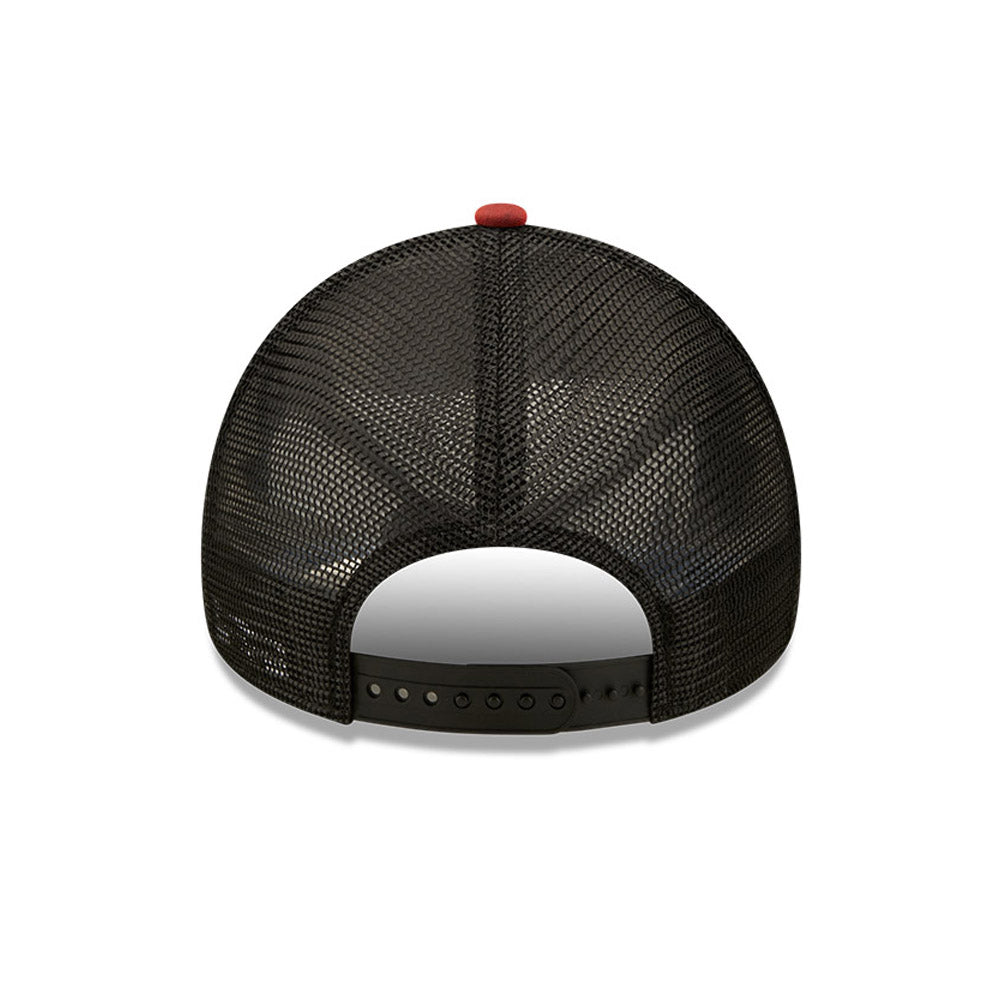 Gorra Trucker 9FORTY A-Frame NBA Summer City Chicago Bulls de New Era - Rojo-Negro